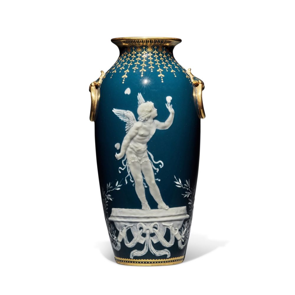 vase made by Louis Solon of Minton